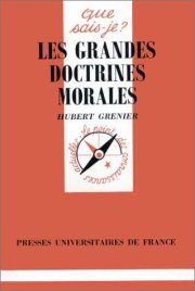 Couverture : Les grandes doctrines morales