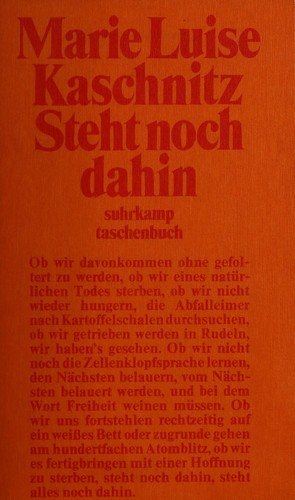 Couverture : Steht Noch Dahin