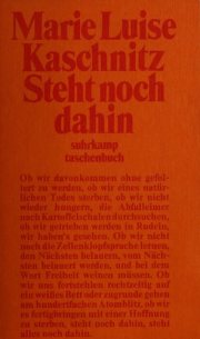 Couverture : Steht Noch Dahin