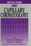 Couverture : Detectors for capillary chromatography