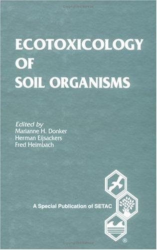 Couverture : Ecotoxicology of soil organisms