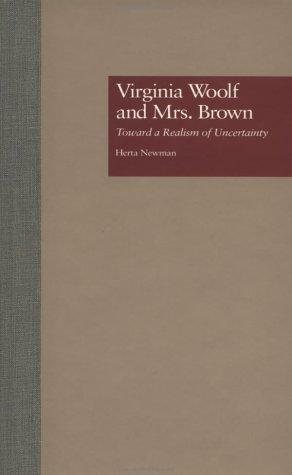 Couverture : Virginia Woolf and Mrs. Brown