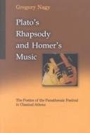 Couverture : Plato's rhapsody and Homer's music