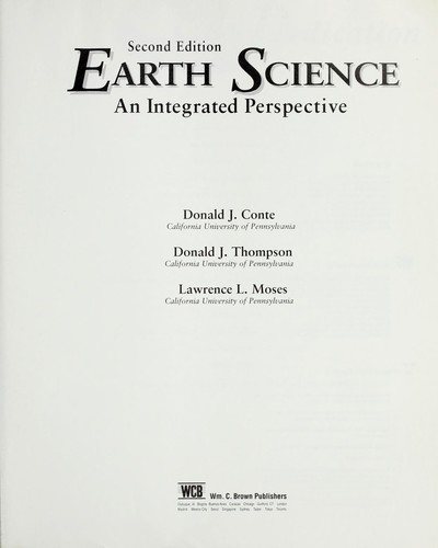 Couverture : Earth Science