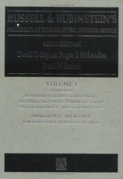Couverture : Russell and Rubinstein's pathology of tumors of the nervous system.