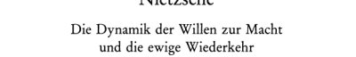 Couverture : Nietzsche