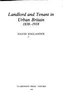 Couverture : Landlord and tenant in urban Britain, 1838-1918