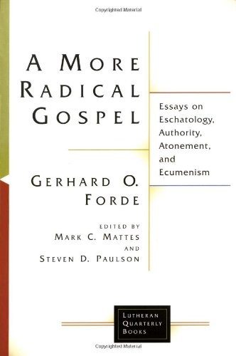 Couverture : A more radical Gospel