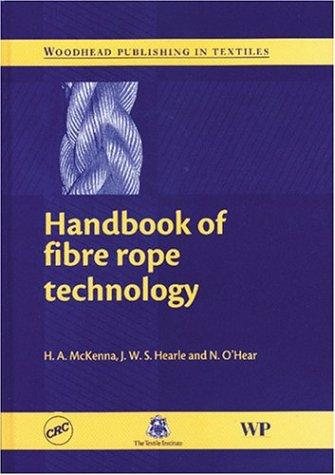 Couverture : Handbook of Fibre Rope Technology