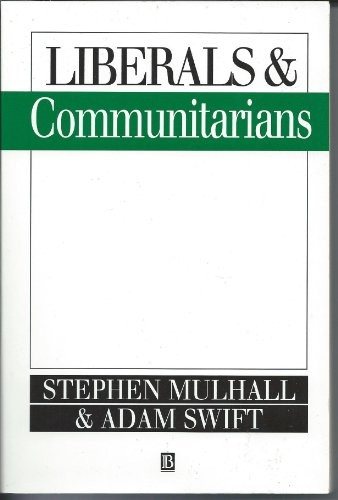 Couverture : Liberals and communitarians