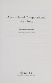 Couverture : Agent-Based Computational Sociology