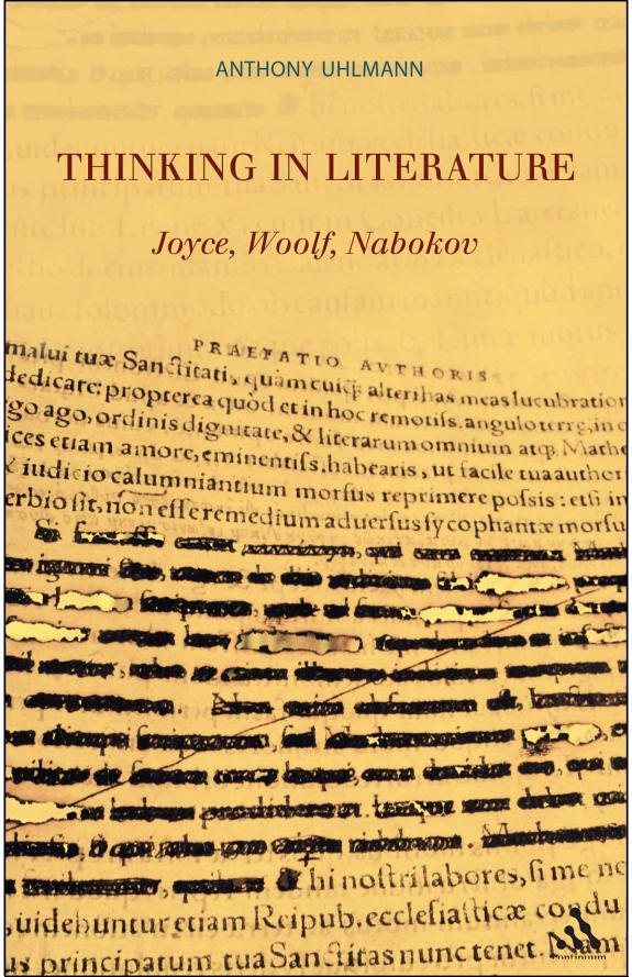 Couverture : Thinking in literature