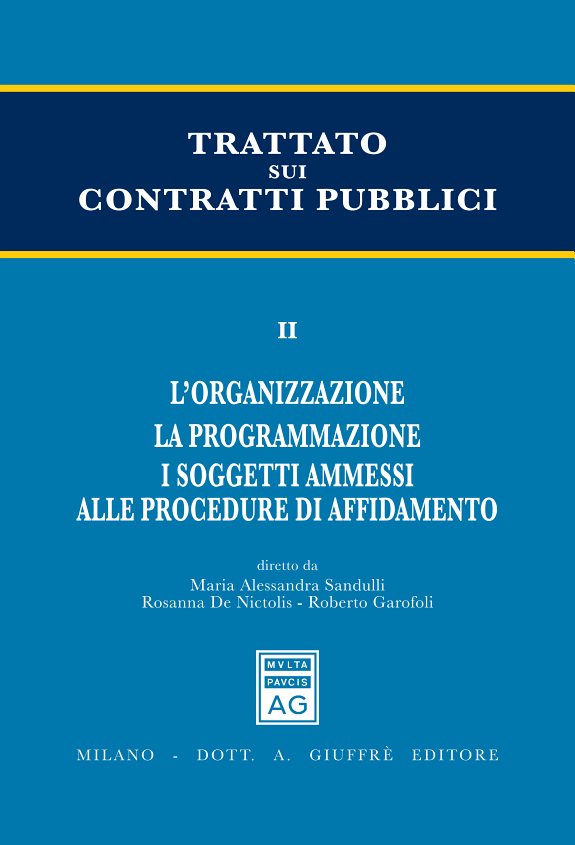 Couverture : Trattato sui contratti pubblici