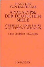 Couverture : Apokalypse der deutschen Seele