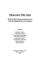 Couverture : Fragile truths