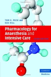 Couverture : Pharmacology for Anaesthesia and Intensive Care