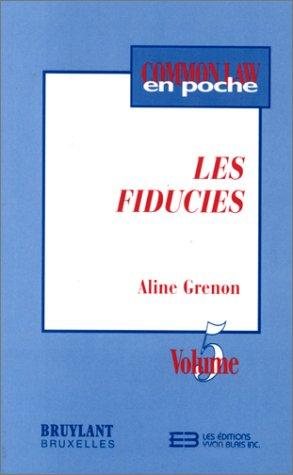 Couverture : Les fiducies