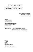 Couverture : Control and Dynamic Systems: Advances in Theory and Applications : Digital Image Processing 
