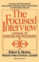 Couverture : The focused interview