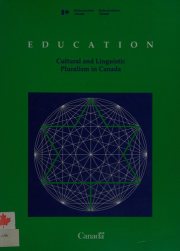 Couverture : Education and cultural and linguistic pluralism