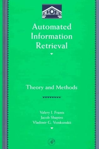 Couverture : Automated information retrieval