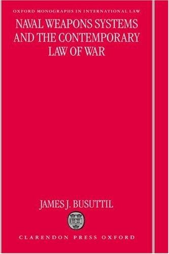 Couverture : Naval weapons systems and the contemporary law of war