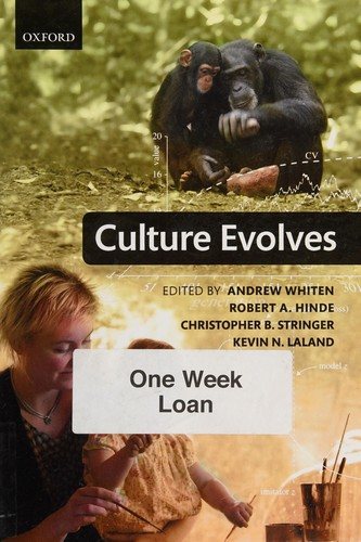 Couverture : Culture Evolves