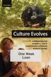 Couverture : Culture Evolves