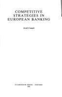 Couverture : Competitive strategies in European banking