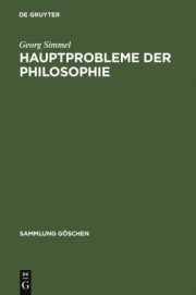 Couverture : Hauptprobleme der Philosophie