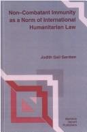 Couverture : Non-combatant immunity as a norm of international humanitarian law