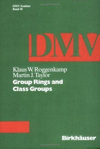 Couverture : Group rings and class groups