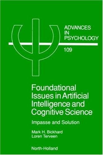Couverture : Foundational issues in artificial intelligence and cognitive science