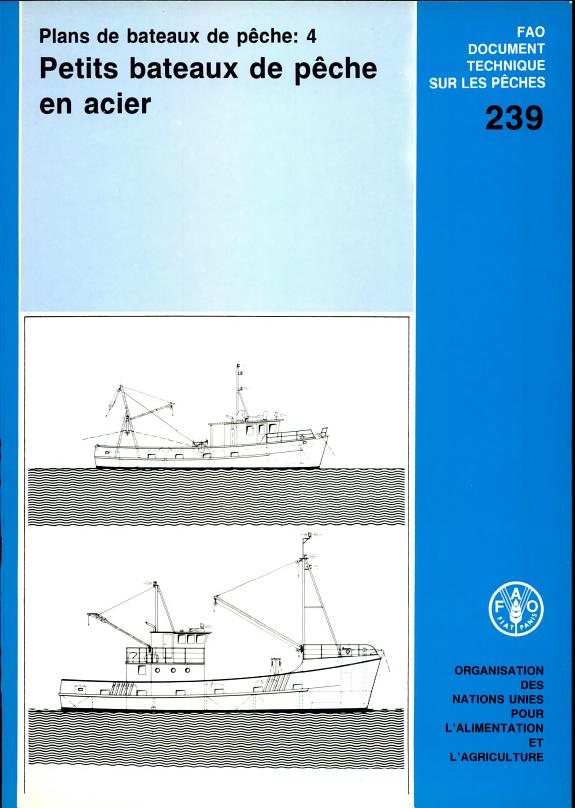 Couverture : Petits bateaux de pêche en acier