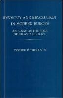 Couverture : Ideology and revolution in modern Europe
