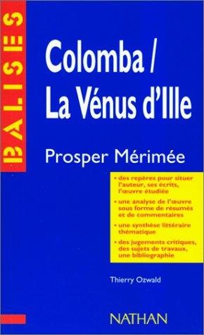 Couverture : Colomba, La Vénus d'Ille, Mérimée