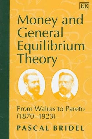 Couverture : Money and general equilibrium theory