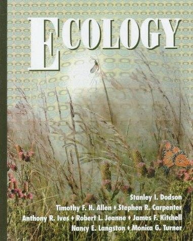 Couverture : Ecology