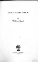 Couverture : A good man in Africa