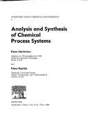 Couverture : Analysis and synthesis of chemical process systems