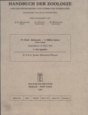Couverture : Heteroptera (Wanzen)