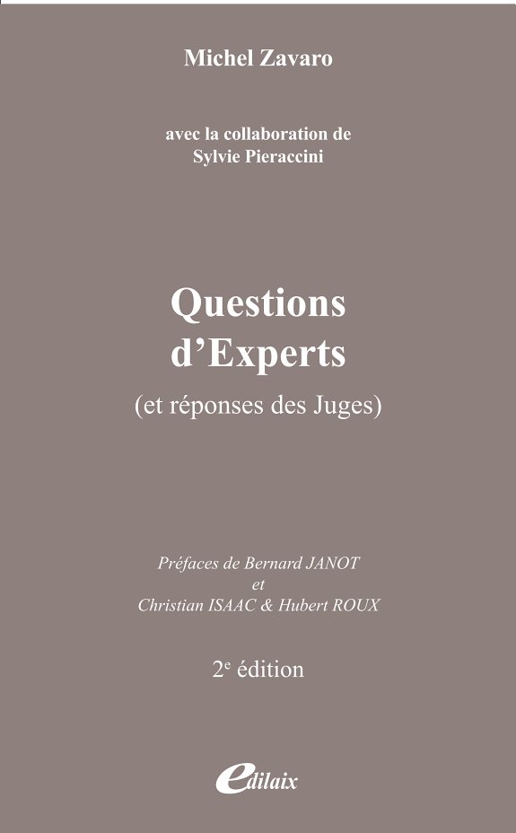 Couverture : Questions d'experts