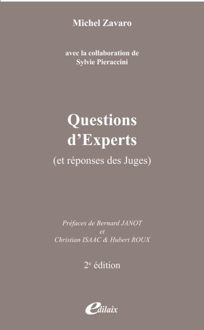 Couverture : Questions d'experts