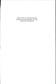 Couverture : The law of obligations