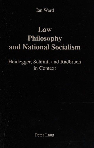 Couverture : Law, Philosophy and National Socialism