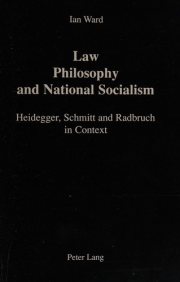 Couverture : Law, philosophy and national socialism