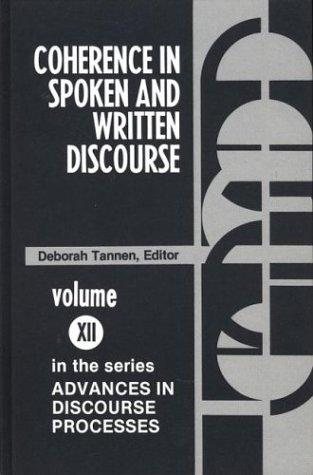 Couverture : Coherence in spoken and written discourse