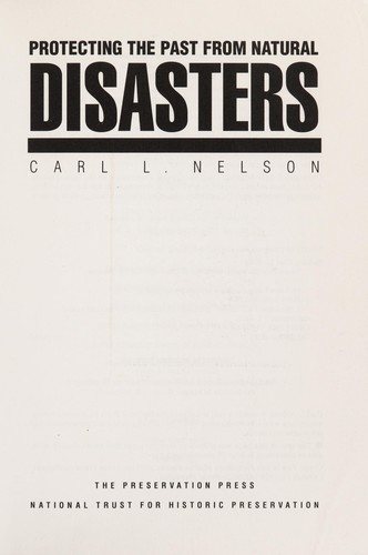 Couverture : Protecting the past from natural disasters