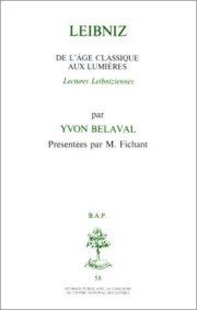 Couverture : Leibniz: De l'Age classique aux Lumieres 
