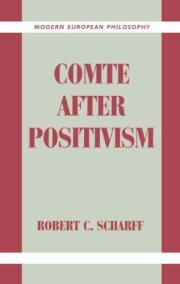 Couverture : Comte after positivism
